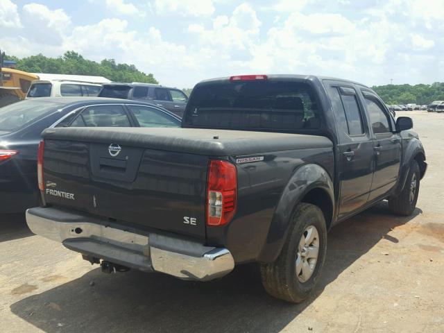 1N6AD0ER1AC426440 - 2010 NISSAN FRONTIER C GRAY photo 4
