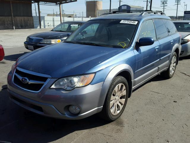 4S4BP66C097334702 - 2009 SUBARU OUTBACK 2. BLUE photo 2