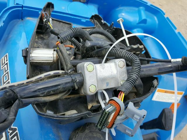 4XASEE574GA258207 - 2016 POLARIS SPORTSMAN BLUE photo 8