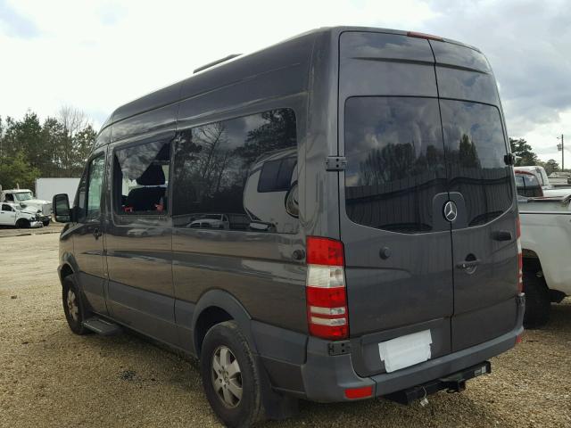 WDZPE7CC7C5709353 - 2012 MERCEDES-BENZ SPRINTER 2 CHARCOAL photo 3