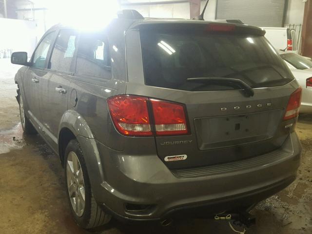 3C4PDCDG4DT731048 - 2013 DODGE JOURNEY CR GRAY photo 3