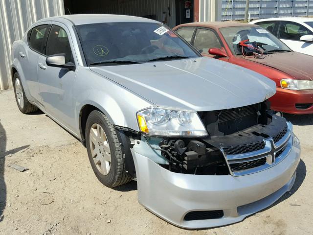 1B3BD4FB3BN609426 - 2011 DODGE AVENGER EX SILVER photo 1