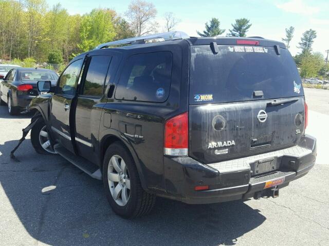 5N1AA0NC9BN602529 - 2011 NISSAN ARMADA SV BLACK photo 3