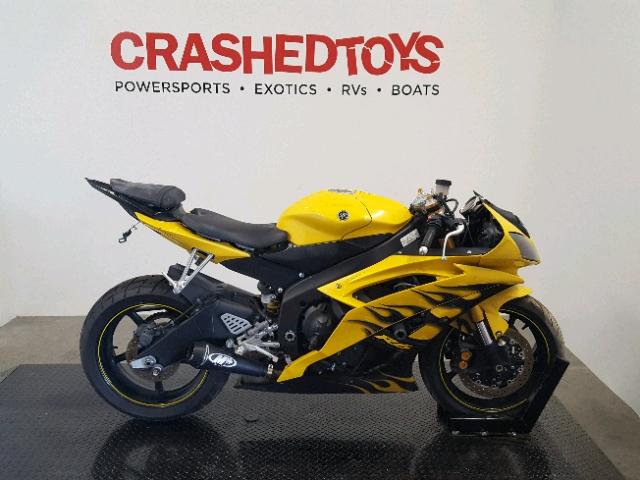 JYARJ16E98A001243 - 2008 YAMAHA YZFR6 YELLOW photo 1