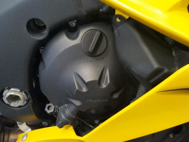 JYARJ16E98A001243 - 2008 YAMAHA YZFR6 YELLOW photo 5