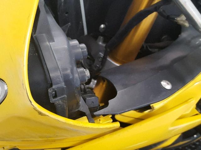 JYARJ16E98A001243 - 2008 YAMAHA YZFR6 YELLOW photo 9