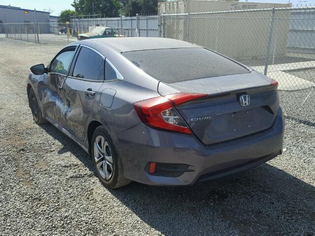 2HGFC2F58GH522088 - 2016 HONDA CIVIC LX GRAY photo 3