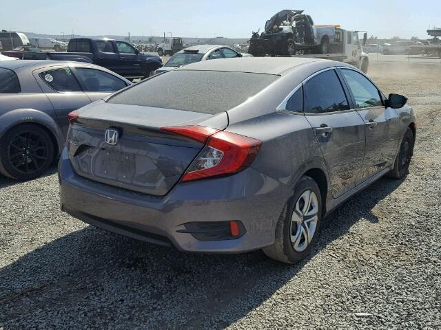 2HGFC2F58GH522088 - 2016 HONDA CIVIC LX GRAY photo 4