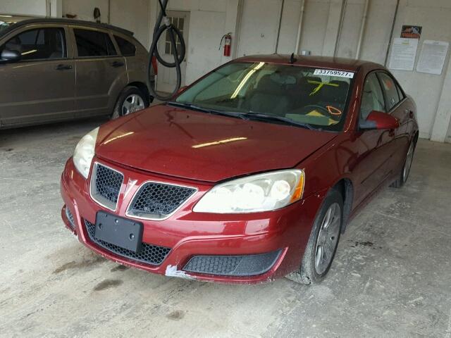 1G2ZA5EBXA4162292 - 2010 PONTIAC G6 RED photo 2