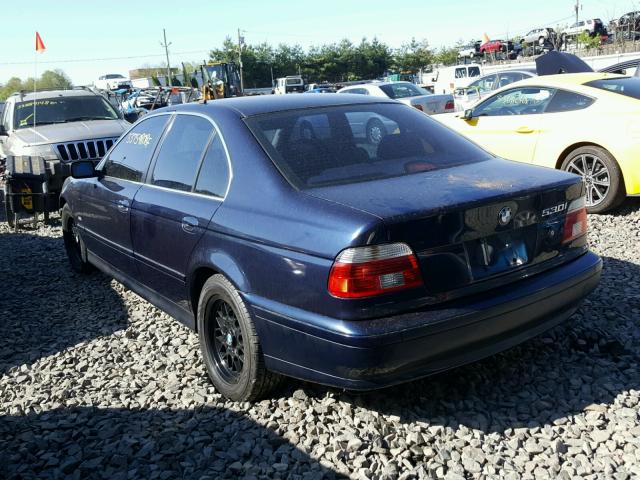 WBADT63473CK42634 - 2003 BMW 530 I AUTO BLUE photo 3