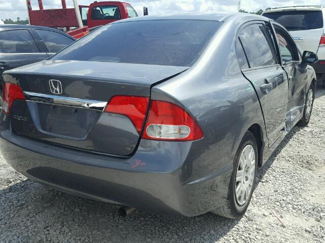 2HGFA1F30AH517974 - 2010 HONDA CIVIC VP GRAY photo 4