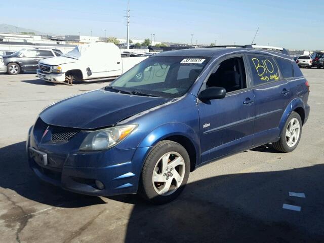 5Y2SL62884Z433010 - 2004 PONTIAC VIBE BLUE photo 2