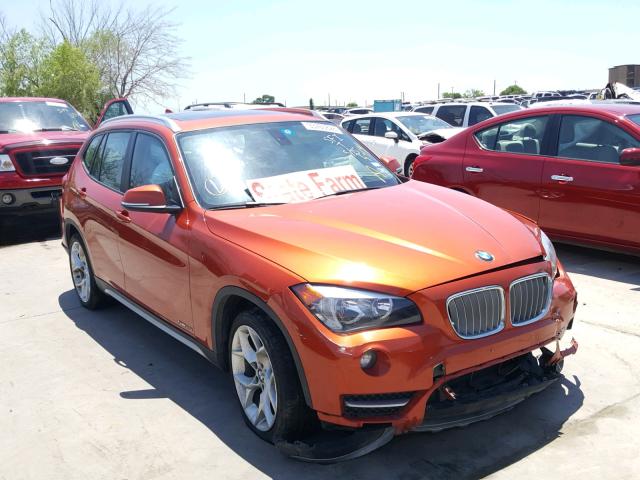 WBAVM1C50FV315395 - 2015 BMW X1 SDRIVE2 ORANGE photo 1