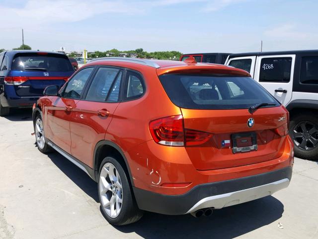 WBAVM1C50FV315395 - 2015 BMW X1 SDRIVE2 ORANGE photo 3