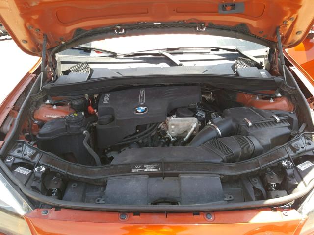 WBAVM1C50FV315395 - 2015 BMW X1 SDRIVE2 ORANGE photo 7