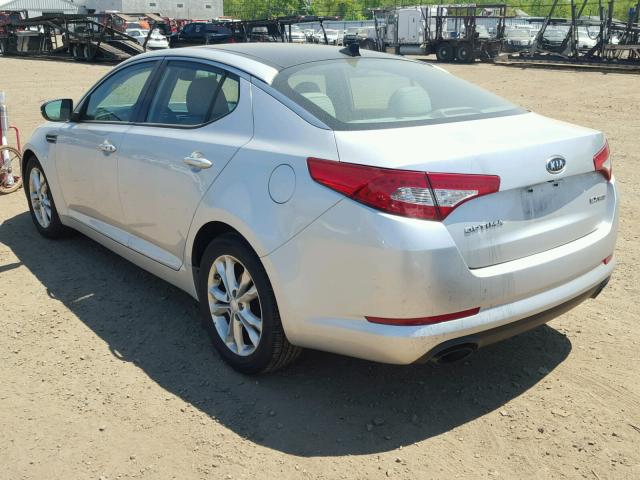 5XXGN4A65CG069358 - 2012 KIA OPTIMA EX SILVER photo 3