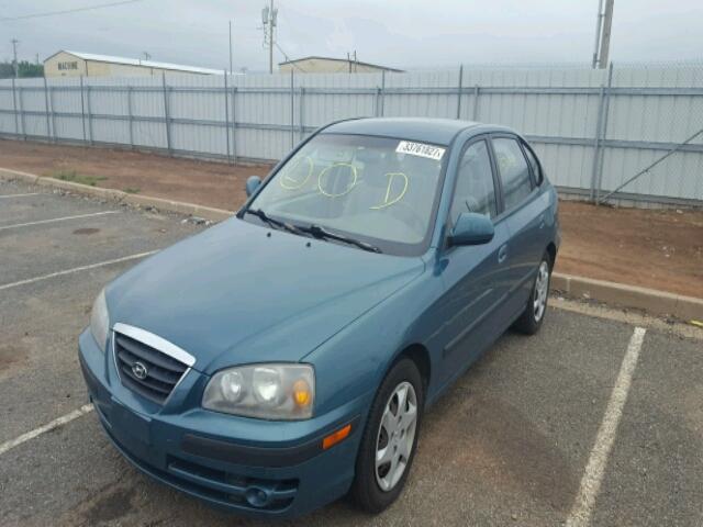 KMHDN56D36U185720 - 2006 HYUNDAI ELANTRA GL BLUE photo 2