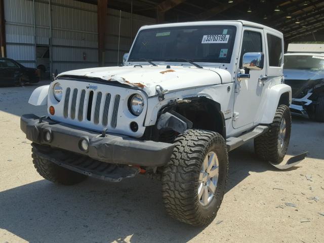 1C4GJWBG3CL155881 - 2012 JEEP WRANGLER S WHITE photo 2