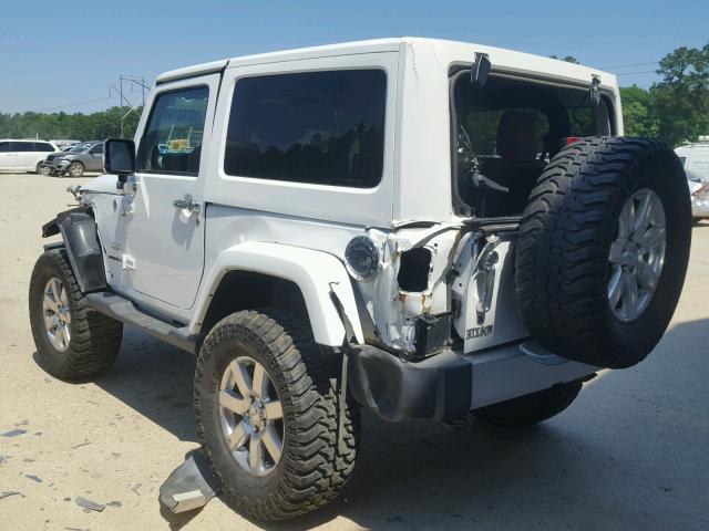 1C4GJWBG3CL155881 - 2012 JEEP WRANGLER S WHITE photo 3