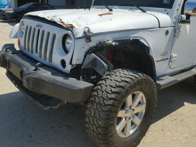 1C4GJWBG3CL155881 - 2012 JEEP WRANGLER S WHITE photo 9