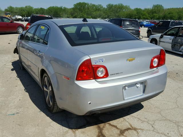1G1ZC5E01CF364359 - 2012 CHEVROLET MALIBU 1LT ვერცხლისფერი ფოტო 3
