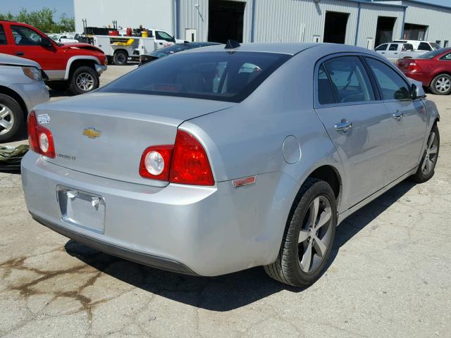 1G1ZC5E01CF364359 - 2012 CHEVROLET MALIBU 1LT ვერცხლისფერი ფოტო 4