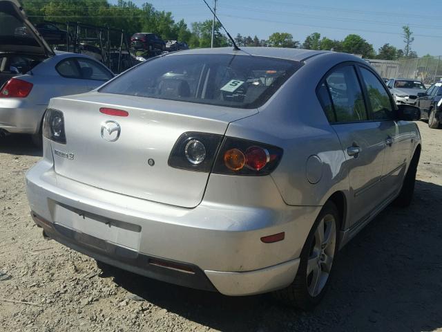 JM1BK323561503960 - 2006 MAZDA 3 S SILVER photo 4