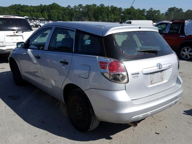 2T1KR32E37C642317 - 2007 TOYOTA COROLLA MA SILVER photo 3