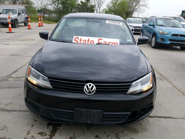 3VW2K7AJ1CM324270 - 2012 VOLKSWAGEN JETTA BASE 黑色 照片 9