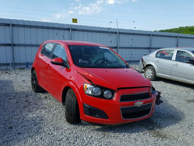 1G1JA6SH8F4141951 - 2015 CHEVROLET SONIC LS 红色 照片 1