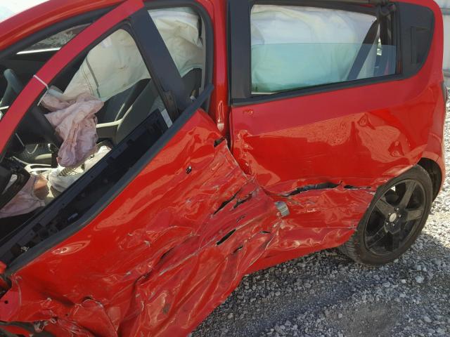 1G1JA6SH8F4141951 - 2015 CHEVROLET SONIC LS 红色 照片 10