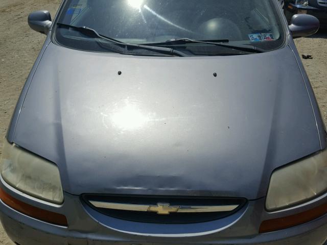 KL1TD56616B552749 - 2006 CHEVROLET AVEO BASE Boz foto 7