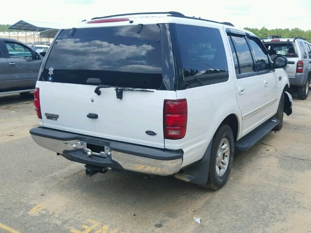 1FMRU15W01LA10165 - 2001 FORD EXPEDITION WHITE photo 4