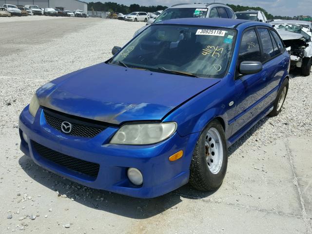 JM1BJ245031199931 - 2003 MAZDA PROTEGE PR BLUE photo 2