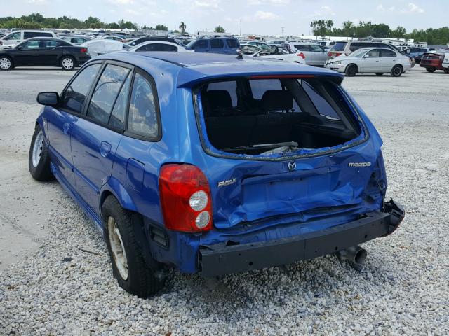 JM1BJ245031199931 - 2003 MAZDA PROTEGE PR BLUE photo 3