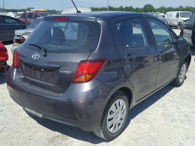 VNKKTUD35HA082851 - 2017 TOYOTA YARIS L CHARCOAL photo 4