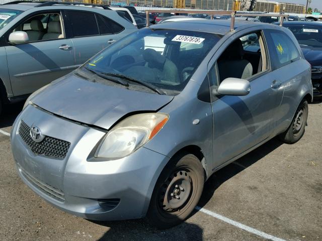 JTDJT923975126507 - 2007 TOYOTA YARIS SILVER photo 2