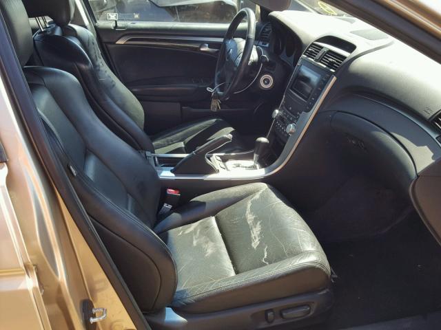 19UUA66214A003503 - 2004 ACURA TL GOLD photo 5