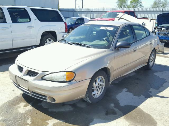 1G2NF52E54M638631 - 2004 PONTIAC GRAND AM S Qızıl foto 2