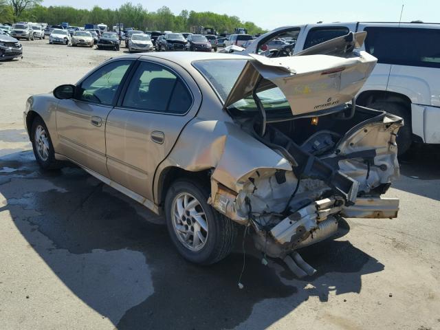 1G2NF52E54M638631 - 2004 PONTIAC GRAND AM S Qızıl foto 3