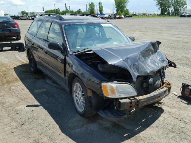 4S3BH635537311933 - 2003 SUBARU LEGACY L BLACK photo 1