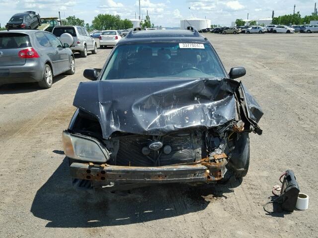 4S3BH635537311933 - 2003 SUBARU LEGACY L BLACK photo 9