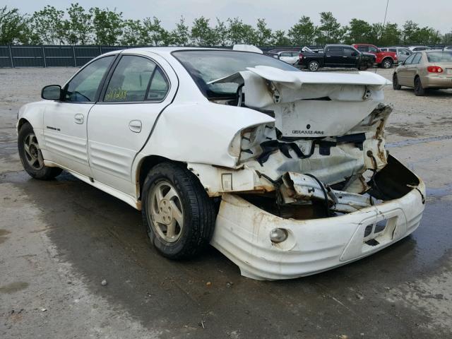 1G2NF52T6YM875990 - 2000 PONTIAC GRAND AM S 白色 照片 3