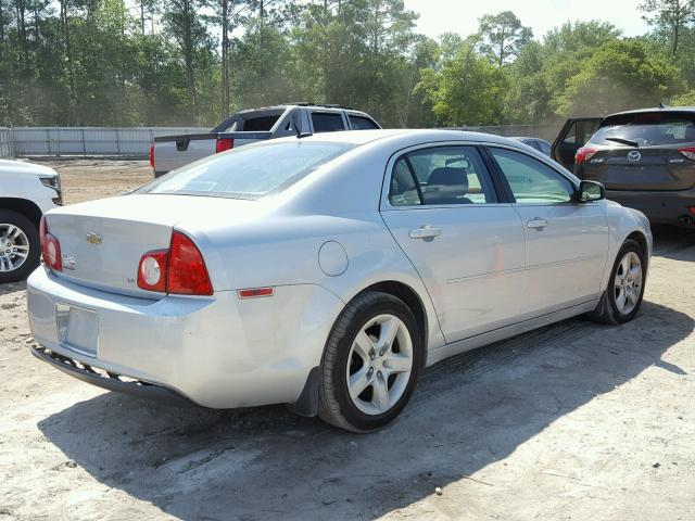 1G1ZG57B09F136378 - 2009 CHEVROLET MALIBU LS 灰色 照片 4