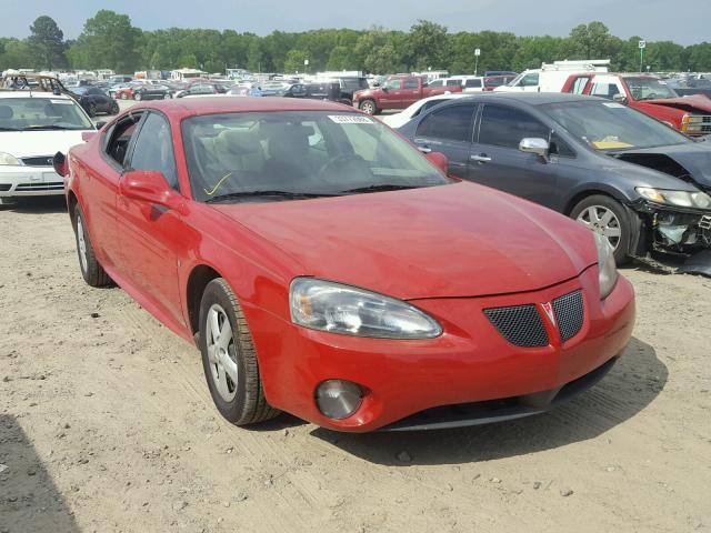 2G2WP552581106669 - 2008 PONTIAC GRAND PRIX RED photo 1