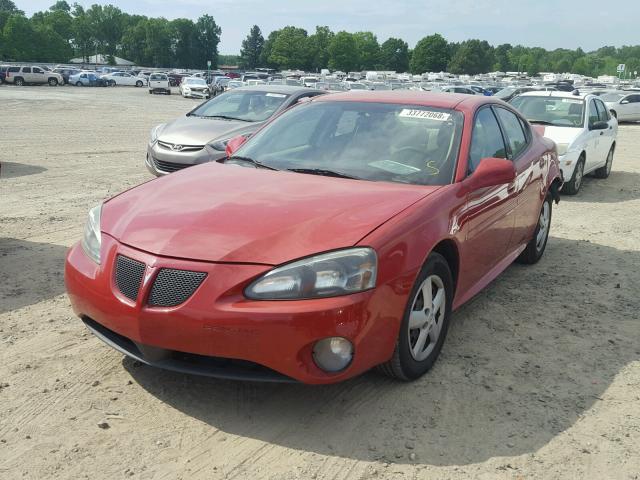 2G2WP552581106669 - 2008 PONTIAC GRAND PRIX RED photo 2