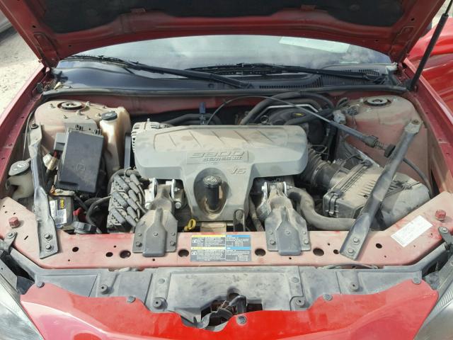 2G2WP552581106669 - 2008 PONTIAC GRAND PRIX RED photo 7