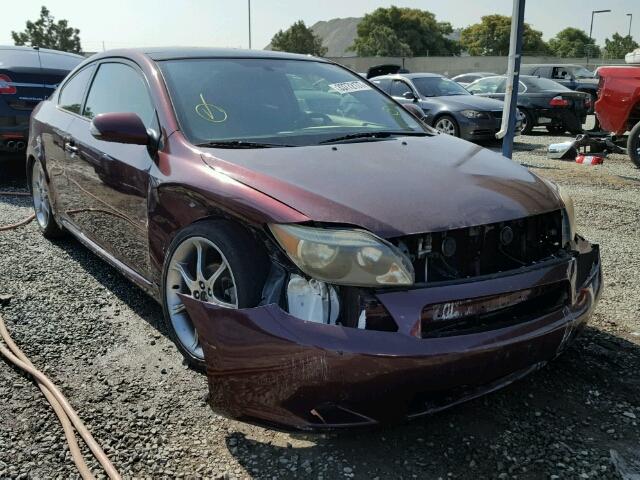 JTKDE177360104950 - 2006 TOYOTA SCION TC BURGUNDY photo 1