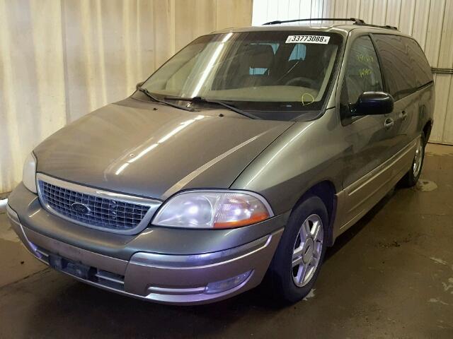 2FMDA56461BC11141 - 2001 FORD WINDSTAR S GRAY photo 2