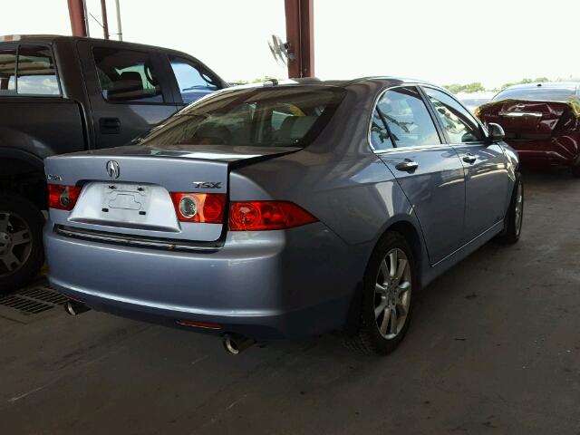 JH4CL96978C003971 - 2008 ACURA TSX BLUE photo 4